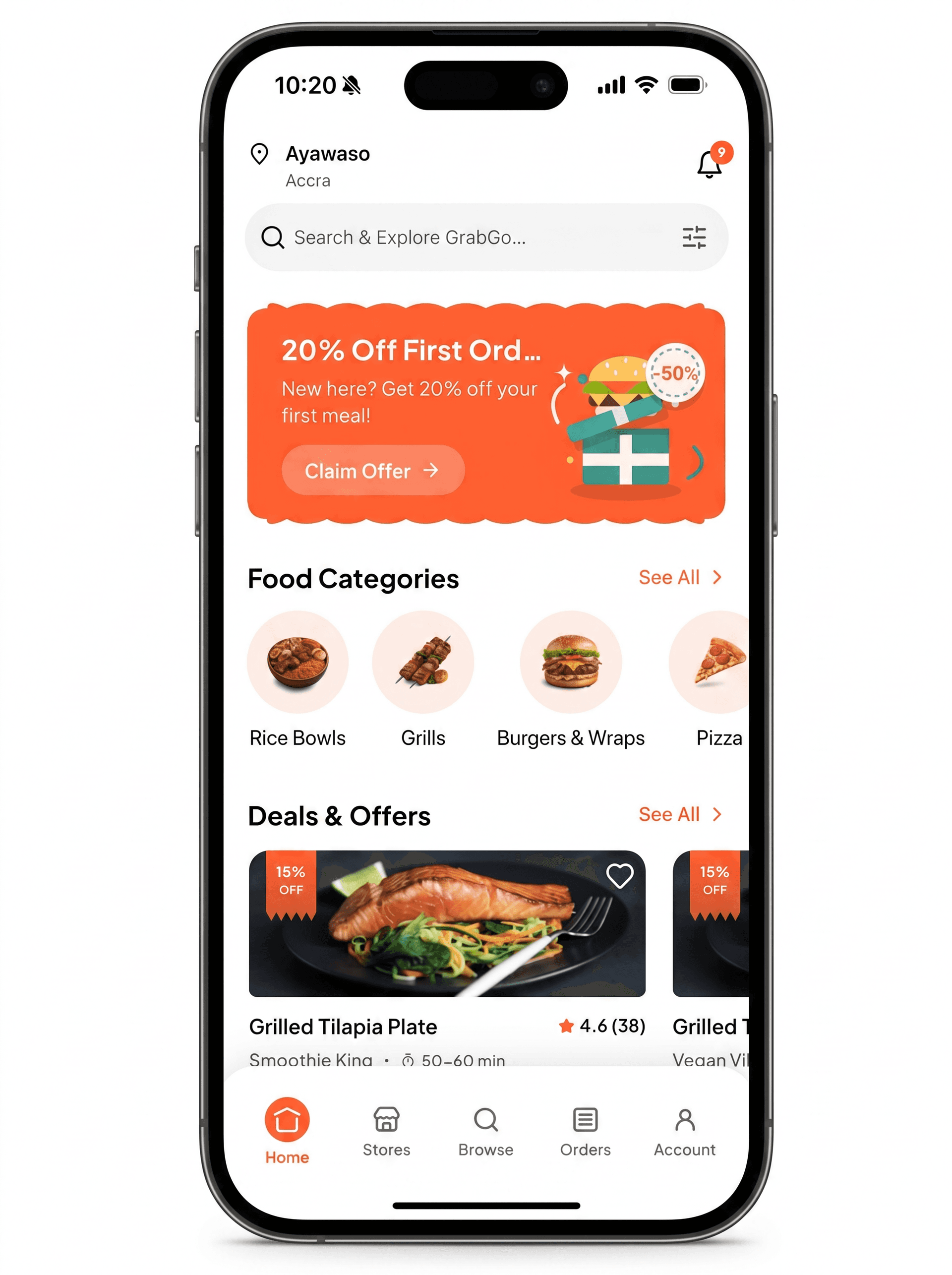GrabGo Mockup